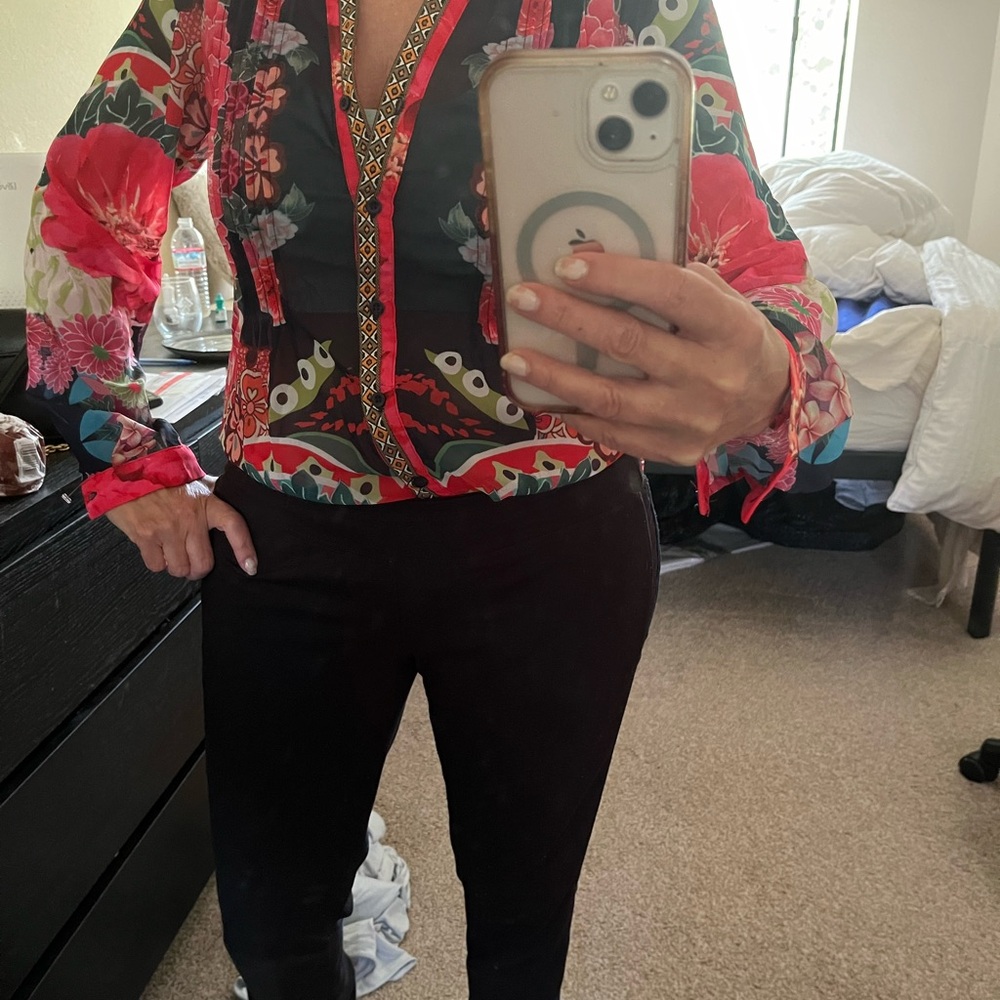 Farm Rio Vibes blouse S - Picture 5 of 5